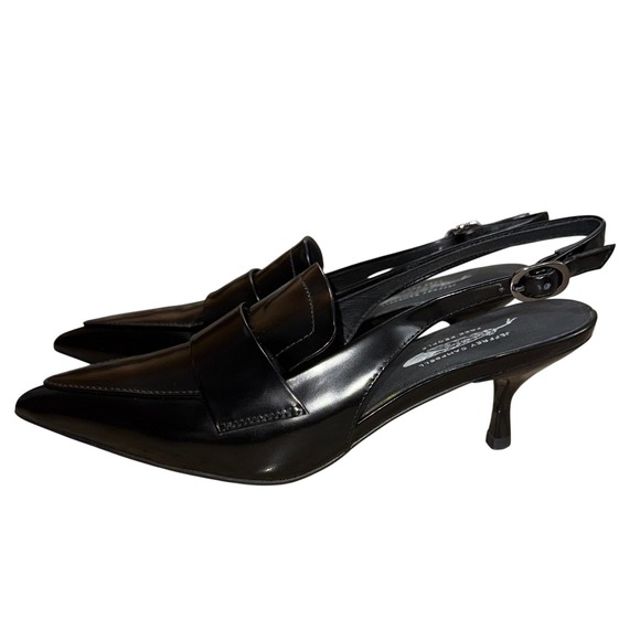 Jeffrey‎ Campbell Literature Women's Slingback Kitten heel Pumps 7 Dressy Office - Picture 4 of 11